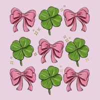Coquette Bow Clover St. Patrick's Day Ladies Tee | Teevron