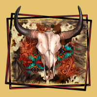Western Bull Skull Premium Sweatshirt | Teevron