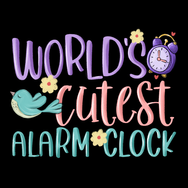 World's Cutest Alarm Clock Ladies Tee by MaliasSmallBusiness | Teevron