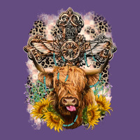 Western Heifer Cow With Crosses Vintage Hoodie | Teevron