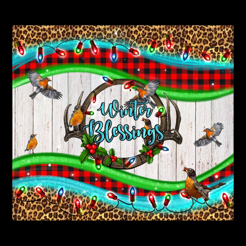 Winter Blessings Leopard Urban Hoodie by LillyAllenDesigns | Teevron