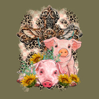 Western Pigs With Crosses Vintage Hoodie | Teevron