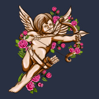 Cupid With Rose Valentine's Day Heavyweight Sweatshirt | Teevron