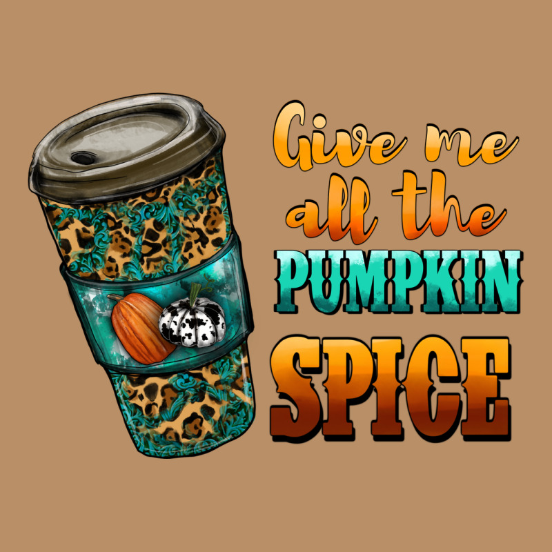 Watercolor Give Me All The Pumpkin Spice Vintage Hoodie by RanaPortraitStore | Teevron