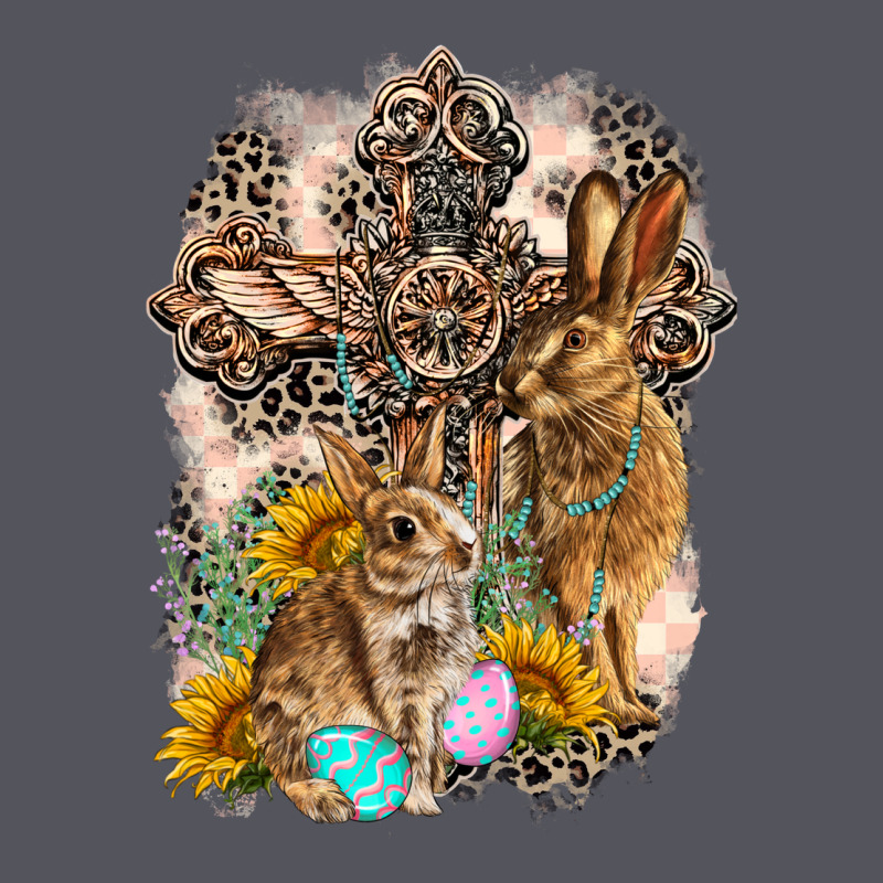 Western Rabbit With Crosses Vintage Hoodie by LillyAllenDesigns | Teevron