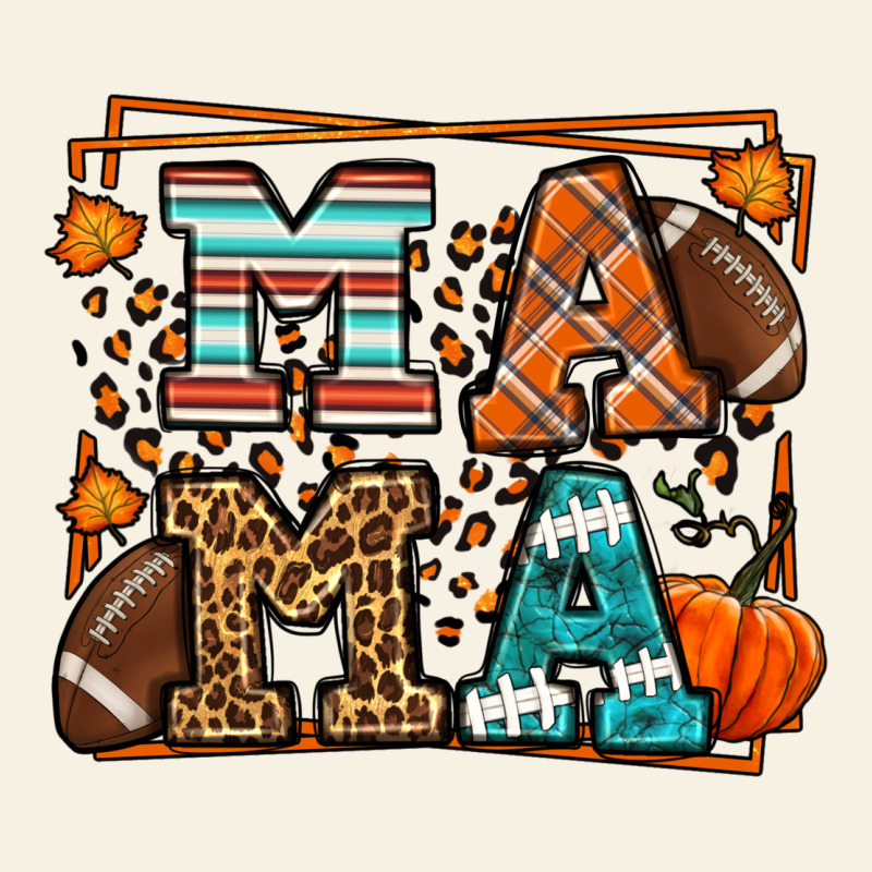 Fall American Football Autumn Mama Vintage Tee by LillyAllenDesigns | Teevron