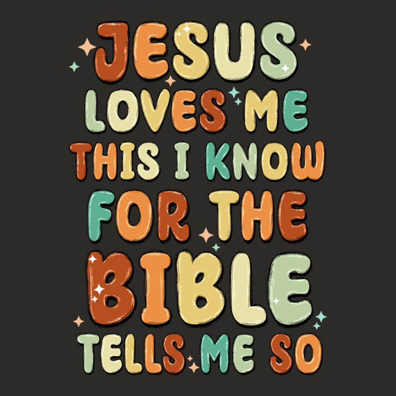 Jesus Loves Me This I Know For The Bible Tells Me Heavy Core Tee by MaliasSmallBusiness | Teevron