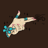 Western Turquoise Gun Hand Heavy Core Tee | Teevron