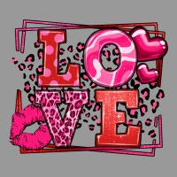 Love Valentine's Day Leopard Frame Vintage Hoodie | Teevron