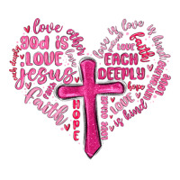 jesus is love heart cross valentines day | Teevron