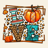 Fall Autumn Leopard Love Pumpkin Vintage Tee | Teevron
