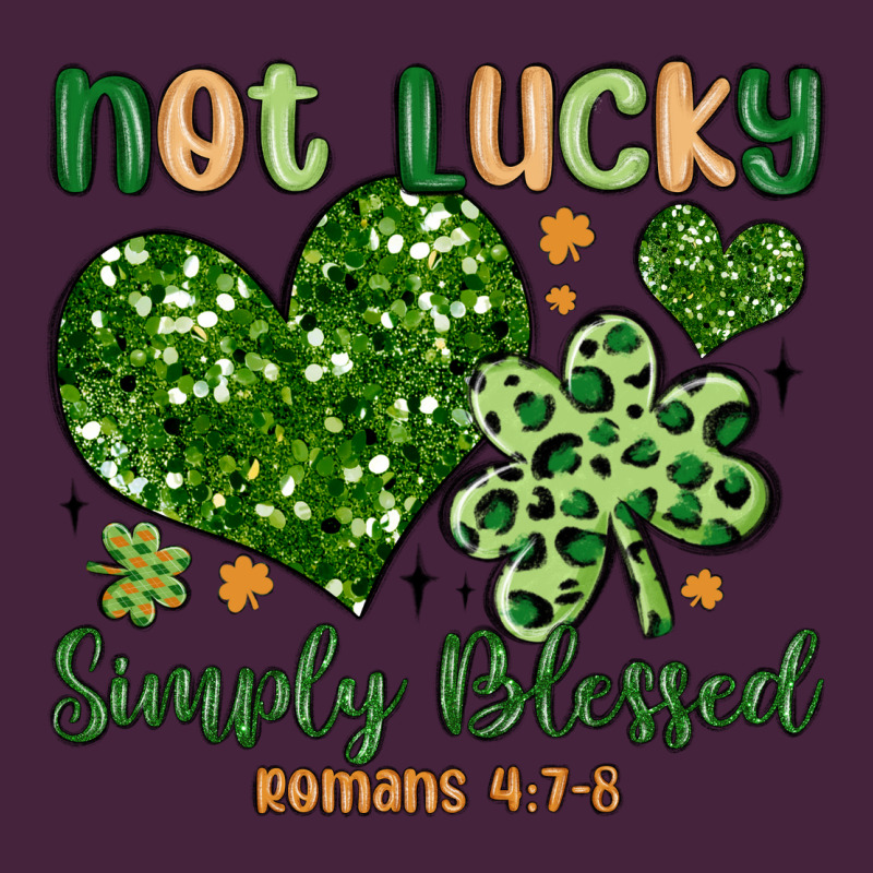 Not Lucky Simply Blessed Premium Tee by MaliasSmallBusiness | Teevron
