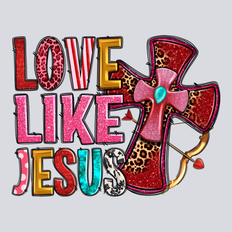 Love Like Jesus Zipper Hoodie by OliviaCreatesArt | Teevron