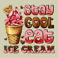 Stay Cool Eat Ice Cream Heavy Core Tee | Teevron
