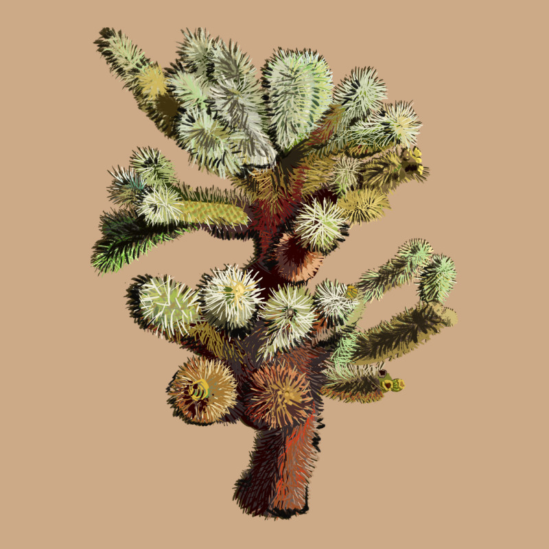 Cholla Tree Cactus Vintage Hoodie by LillyAllenDesigns | Teevron