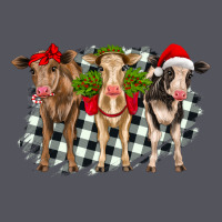 Christmas Heifers Front View Vintage Hoodie | Teevron