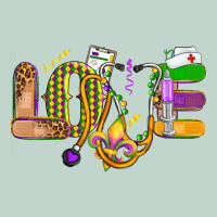 Love Nurse Mardi Gras Zipper Hoodie | Teevron
