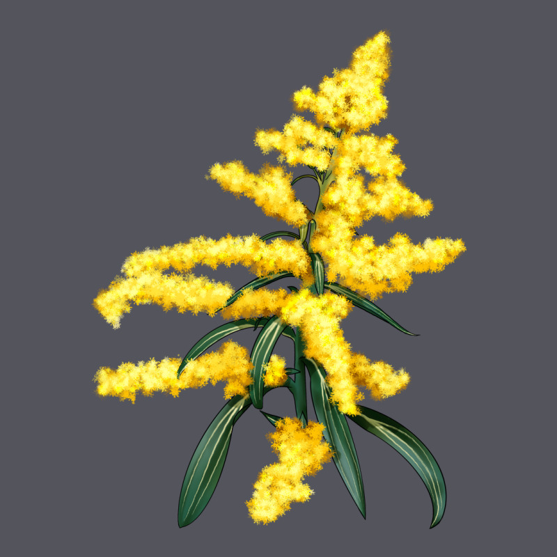 Botanical Goldenrod Vintage Hoodie by LillyAllenDesigns | Teevron