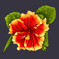 Hawaiian Hibiscus Flower Vintage Hoodie | Teevron