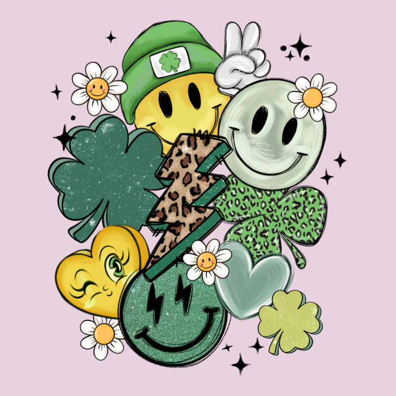 St Patricks Day Green Smile Ladies Tee by MaliasSmallBusiness | Teevron