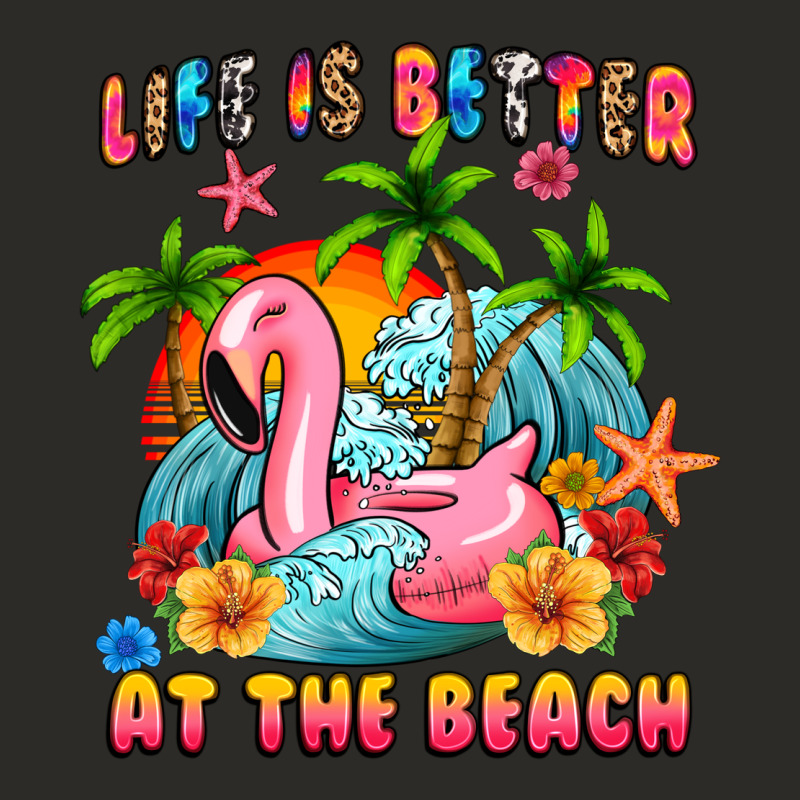 Life Is Better At The Beach Heavy Core Tee by MaliasSmallBusiness | Teevron