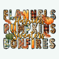Flannels Hayrides Pumpkins  Bonfires Premium Hoodie | Teevron