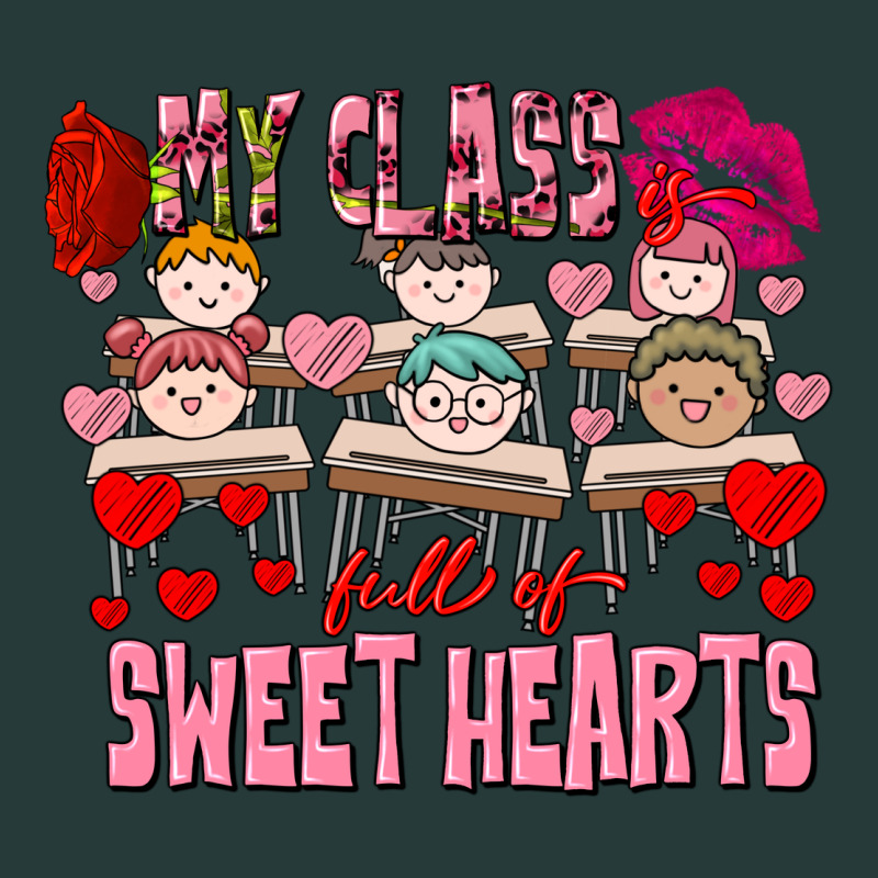 Valentine's Day My Class Is Full Of Sweet Hearts Premium Sweatshirt by FaDigitalArtStudio | Teevron