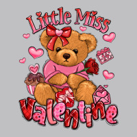 Little Miss Valentine Teddy Bear Classic Tee | Teevron