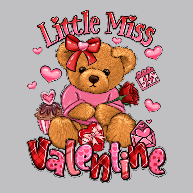 Little Miss Valentine Teddy Bear Classic Tee by LillyAllenDesigns | Teevron