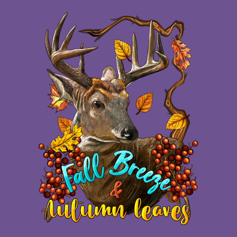 Fall Breeze And Autumn Leaves Deer Vintage Tee by LillyAllenDesigns | Teevron