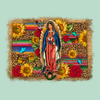 Our Lady Of Guadalupe Glitter Leopard Flowers Premium Hoodie | Teevron