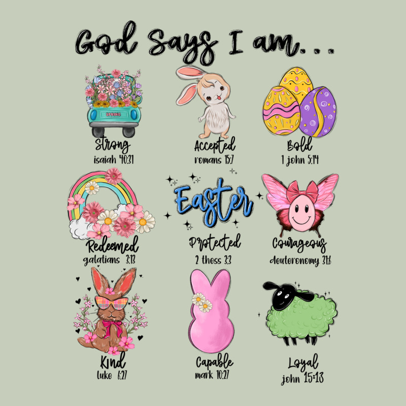 Gos Says ı Am Easter Ladies Tee by MaliasSmallBusiness | Teevron