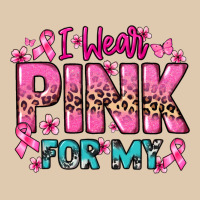 I Wear Pink For My Custom Name Cancer Awareness Heavyweight Sweatshirt | Teevron