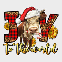 Joy To The World Christmas Cow Urban Hoodie | Teevron