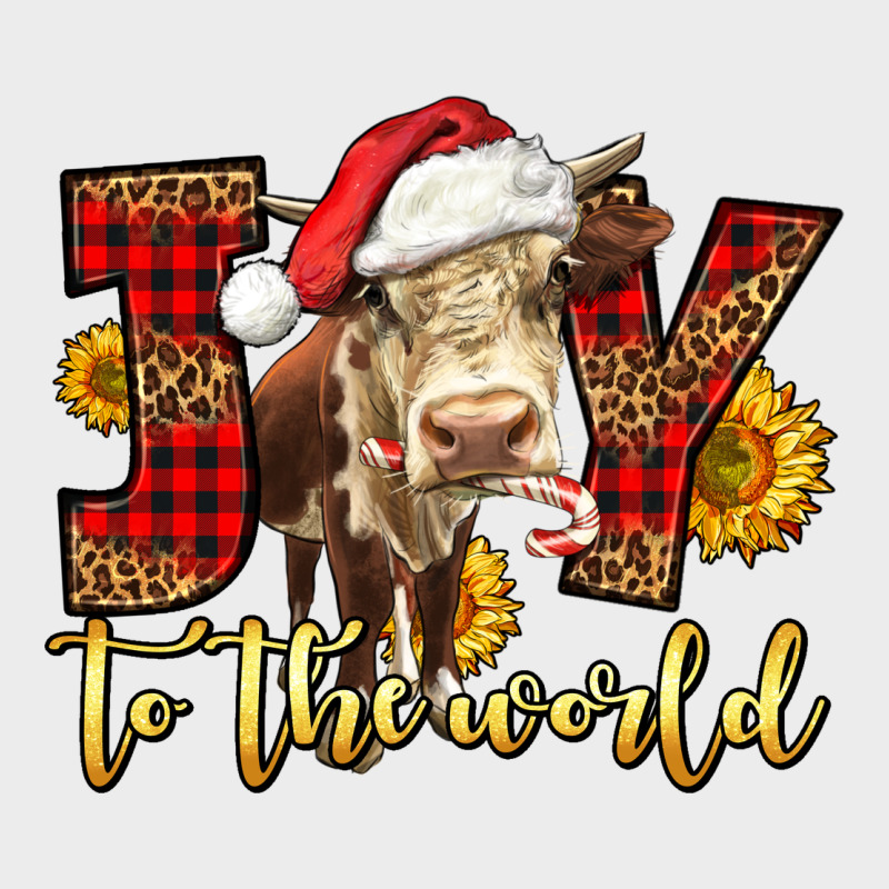 Joy To The World Christmas Cow Urban Hoodie by LillyAllenDesigns | Teevron