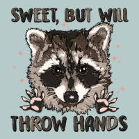 Sweet But Will Throw Hands Heavy Core Tee | Teevron