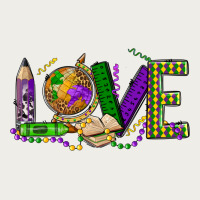 Love Teacher Mardi Gras Zipper Hoodie | Teevron