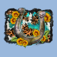 Western Leopard Cowhide Turquoise Background Horse Premium Hoodie | Teevron