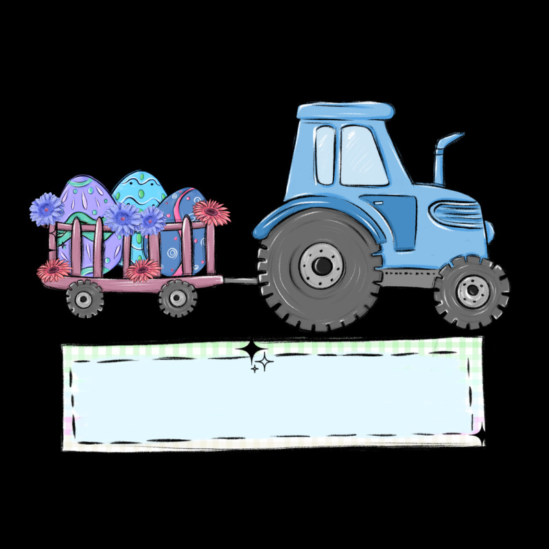 Easter Tractor Boy Ladies Tee by MaliasSmallBusiness | Teevron