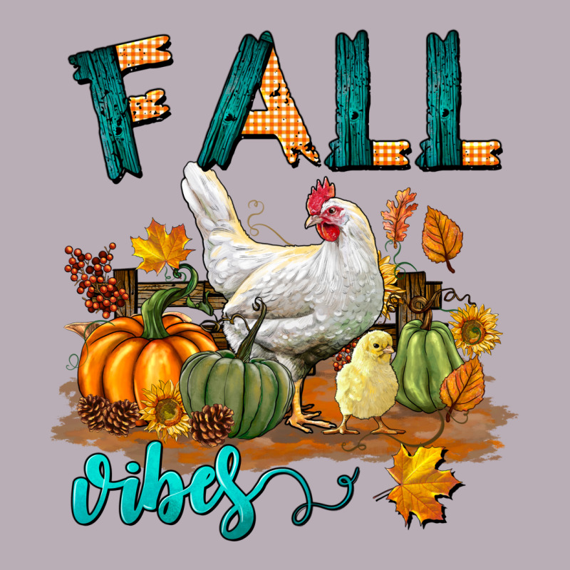 Fall Vibes Chicken Vintage Tee by LillyAllenDesigns | Teevron