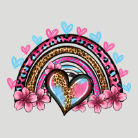 Valentine's Day Rainbow Heart Olivia Zipper Hoodie | Teevron