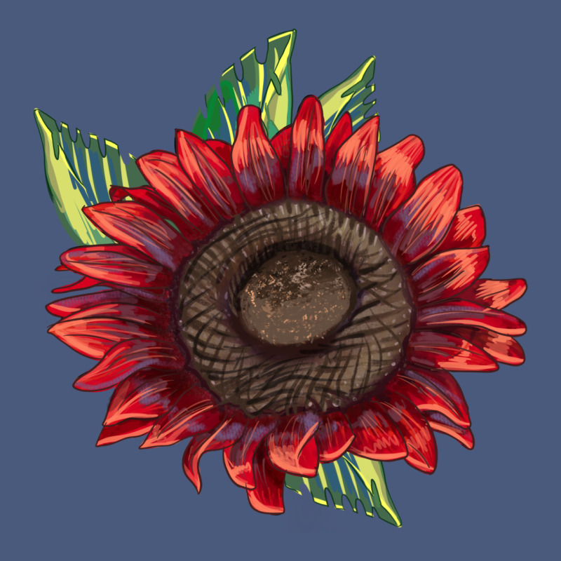 Procut Red Sunflower Vintage Hoodie by LillyAllenDesigns | Teevron