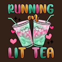 Running On Lit Tea Heavy Core Tee | Teevron