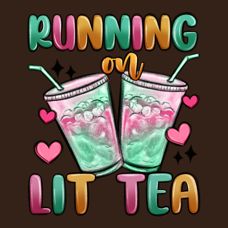 Running On Lit Tea Heavy Core Tee by MaliasSmallBusiness | Teevron