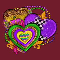 Mardi Gras Heart Olivia Zipper Hoodie | Teevron