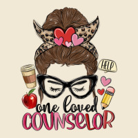 Messy Bun One Loved Counselor Premium Tee | Teevron