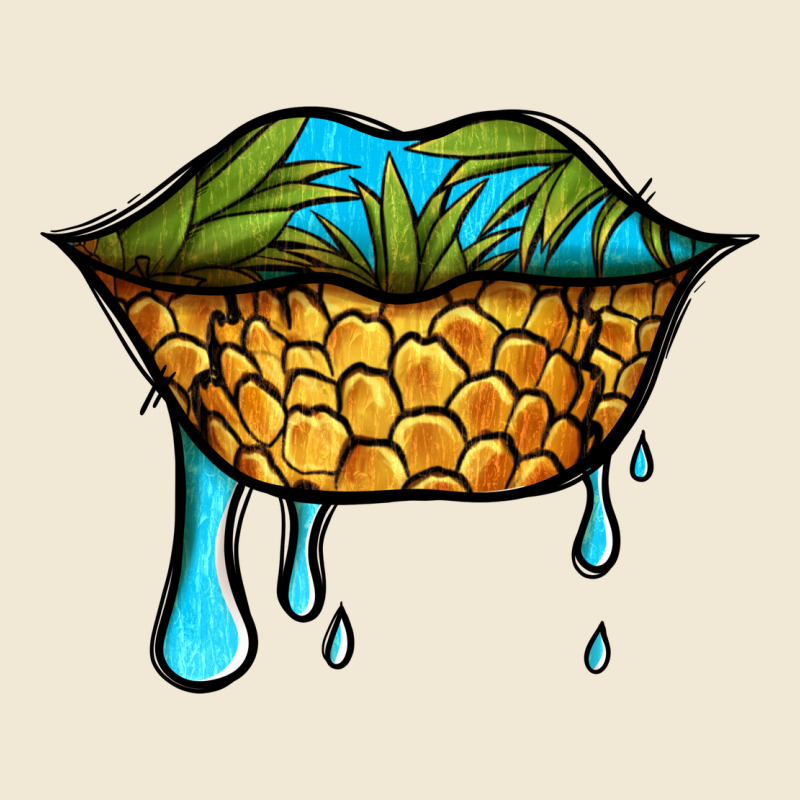 Summer Vibes Pineapple Lips Ladies Tee by Jasminsmagicworld | Teevron