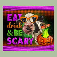 Eat Drink And Be Scary Cow Urban Hoodie | Teevron