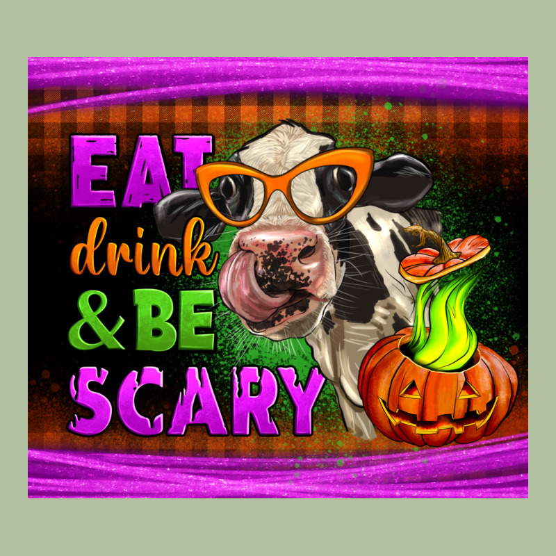Eat Drink And Be Scary Cow Urban Hoodie by LillyAllenDesigns | Teevron