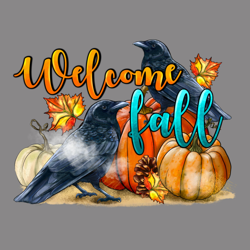 Welcome Fall With Crow Vintage Tee by LillyAllenDesigns | Teevron